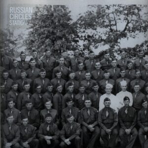 Russian Circles-Station gold black splatter signed-LP Vinyl
