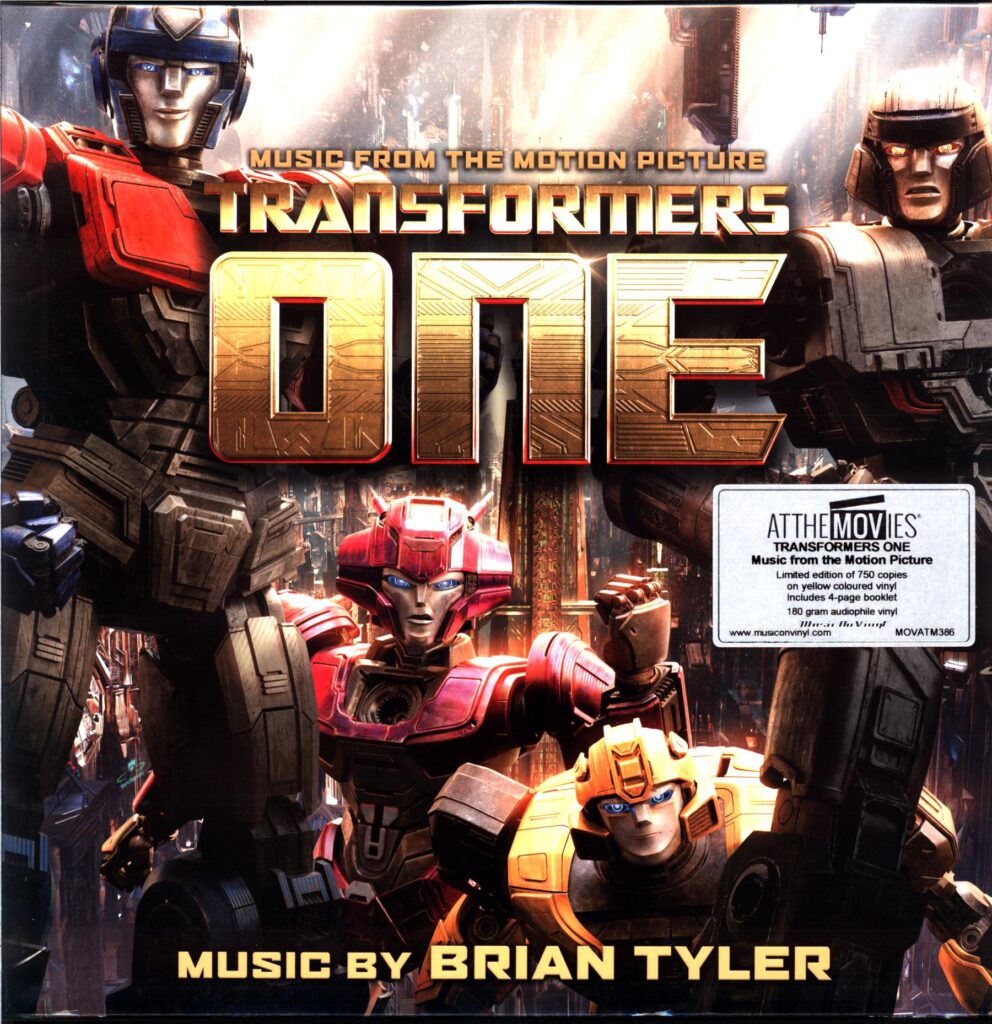 Brian Tyler- Transformers One - Music From The Motion Picture - 2LP Vinyl yellow