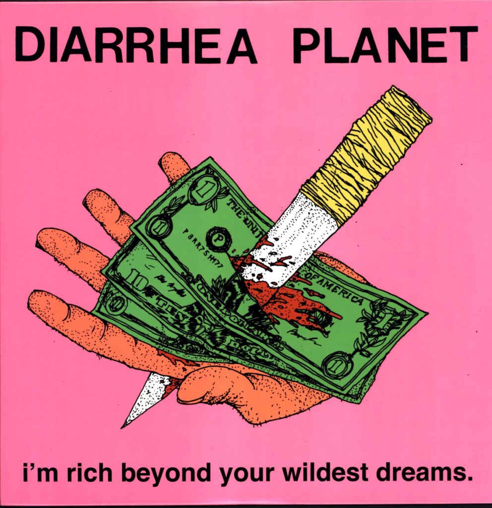 Diarrhea Planet-I'm Rich Beyond Your Wildest Dreams-LP Vinyl mustard purple