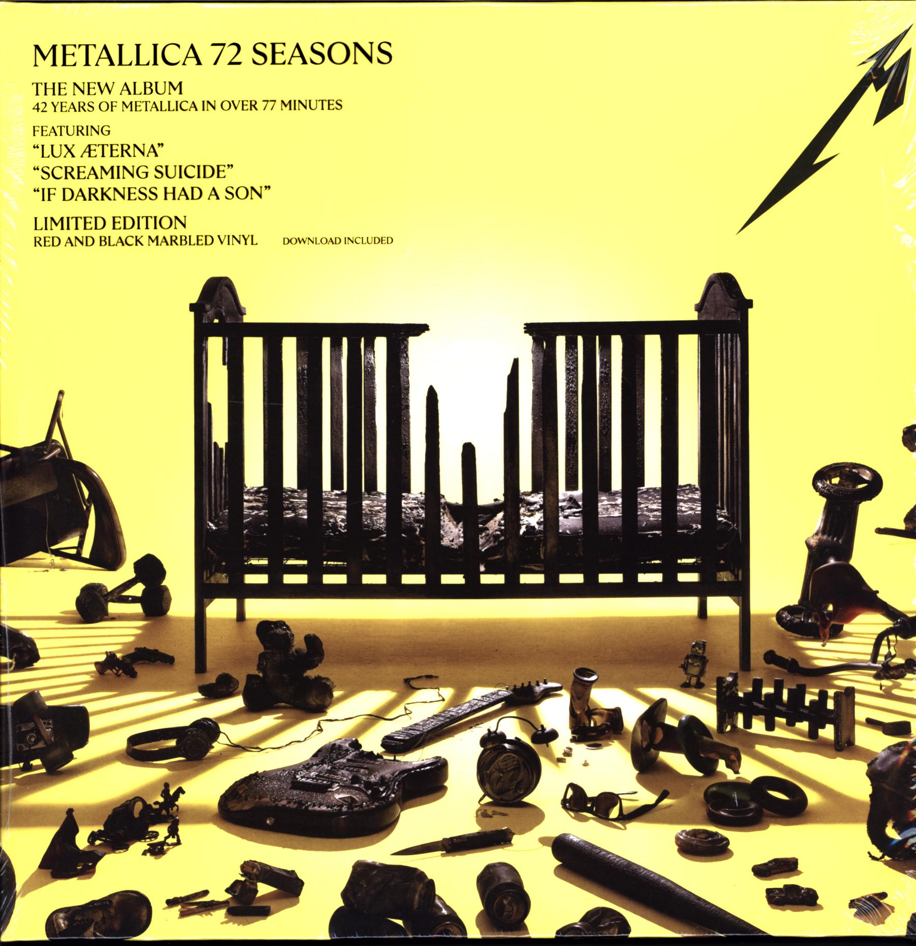 Metallica-72 Seasons-LP Vinyl red-black marbled-1 Metallica-72 Seasons-LP Vinyl red-black marbled