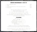 Museo Rosenbach-Live '72-CD