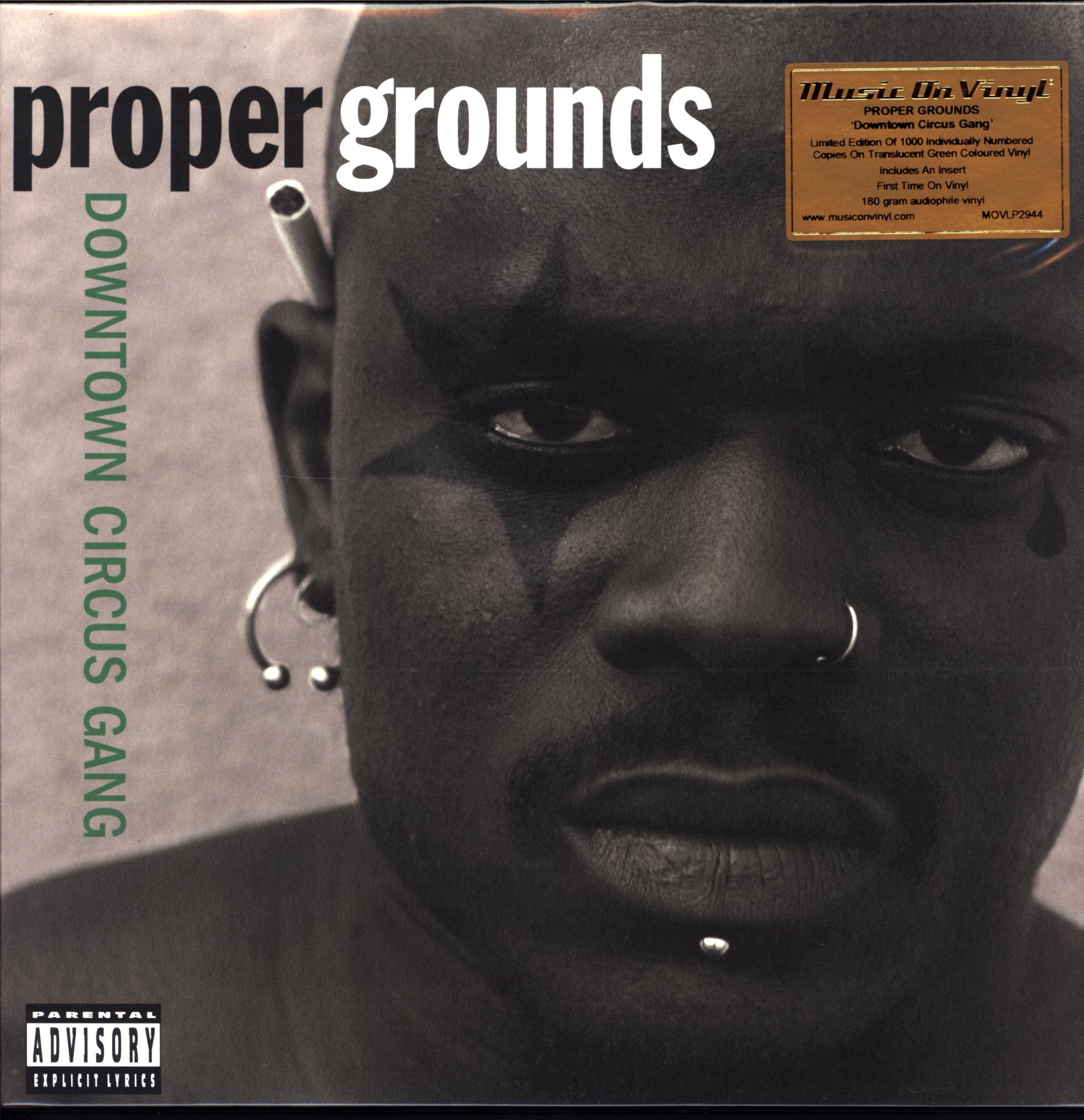 Proper Grounds-Downtown Circus Gang-LP Vinyl 2022 green-1 Proper Grounds-Downtown Circus Gang-LP Vinyl 2022 green