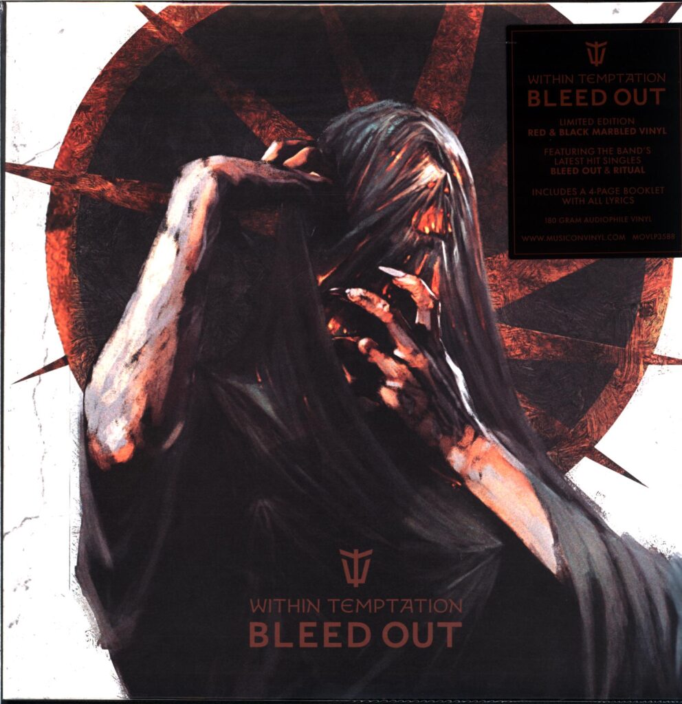 Within Temptation-Bleed Out-LP Vinyl 2023 red-black marbled
