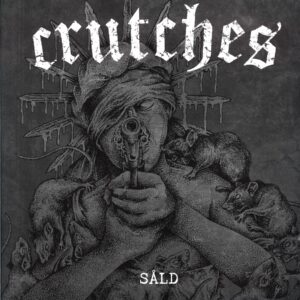 Crutches-Såld-green yellow splatter LP Vinyl