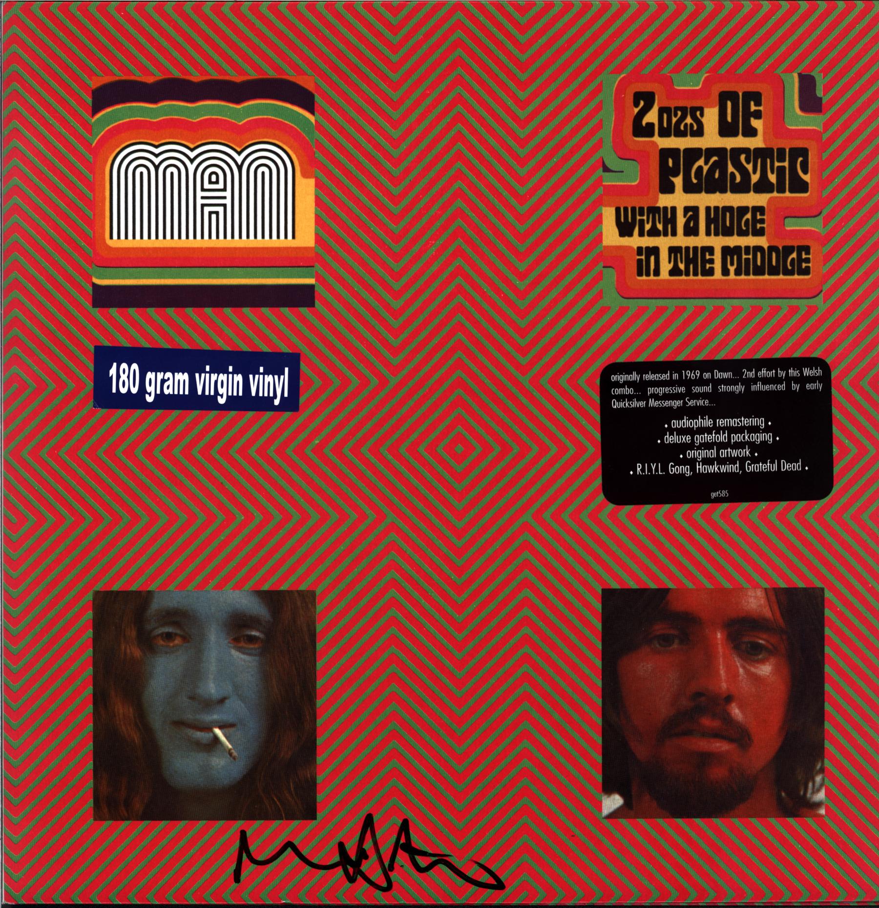 Man-2 Ozs. Of Plastic With A Hole In The Middle-signed LP Vinyl-1 Man-2 Ozs. Of Plastic With A Hole In The Middle-signed LP Vinyl