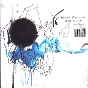 Rocky Votolato-Wild Roots-red-white marble LP Vinyl