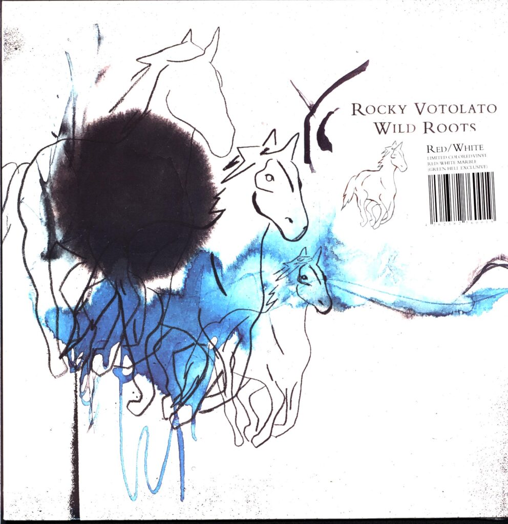 Rocky Votolato-Wild Roots-red-white marble LP Vinyl