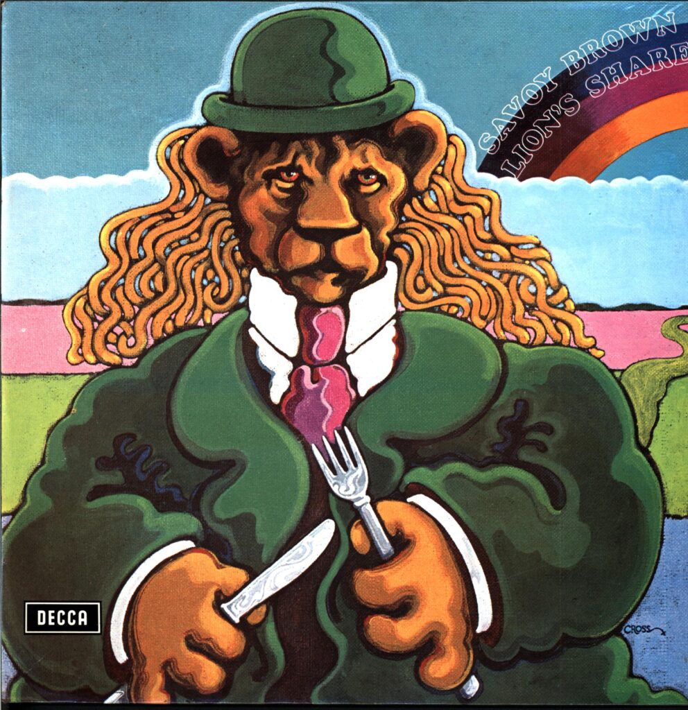 Savoy Brown-Lion's Share UK 1972 signed-LP Vinyl