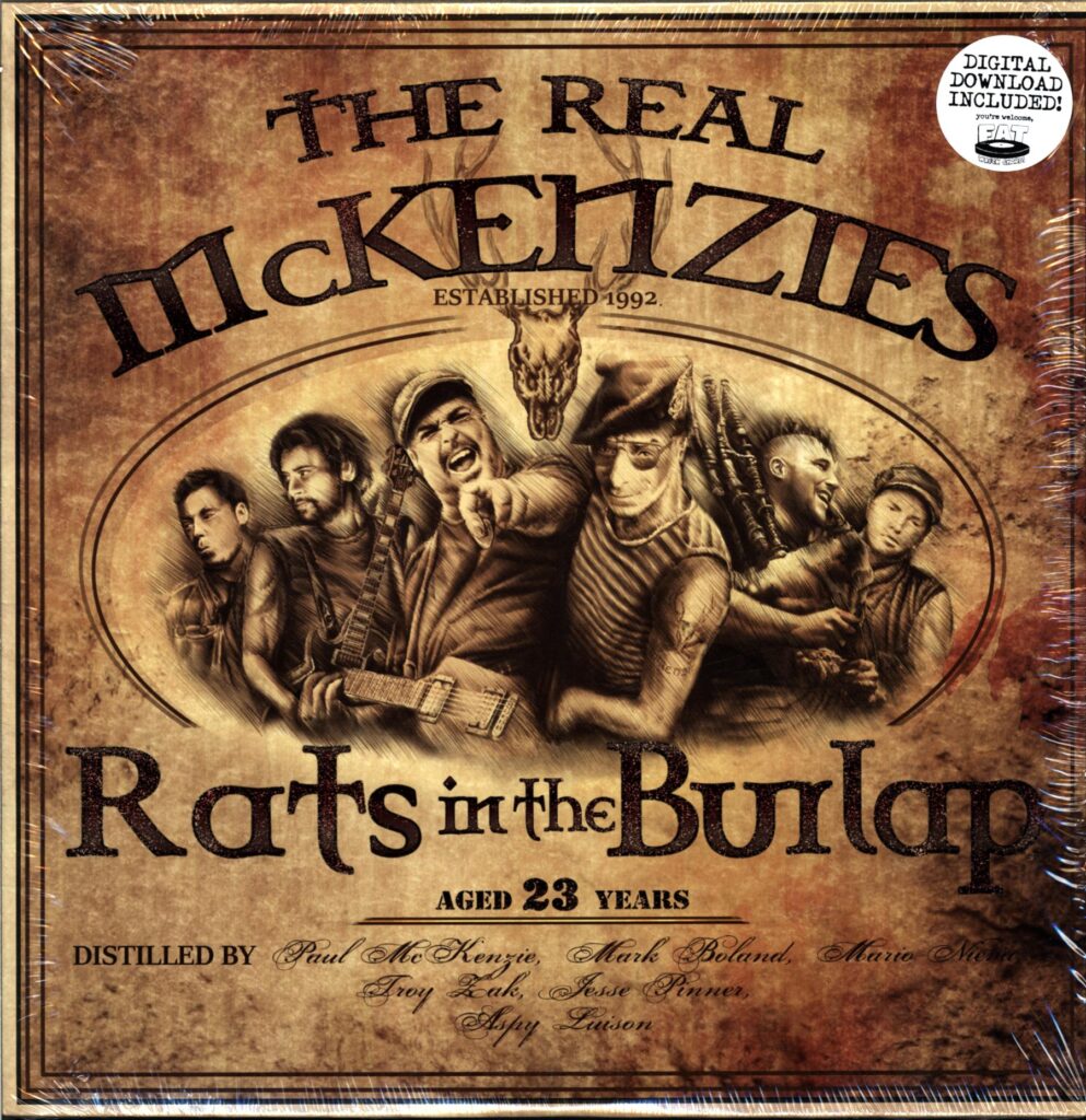 The Real McKenzies-Rats In The Burlap-LP Vinyl