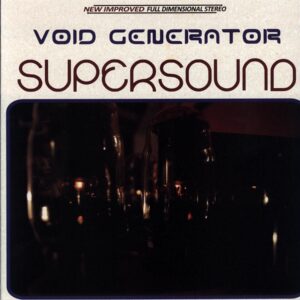 Void Generator-Supersound-blue black splatter LP Vinyl