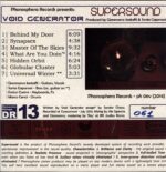 Void Generator-Supersound-blue black splatter LP Vinyl