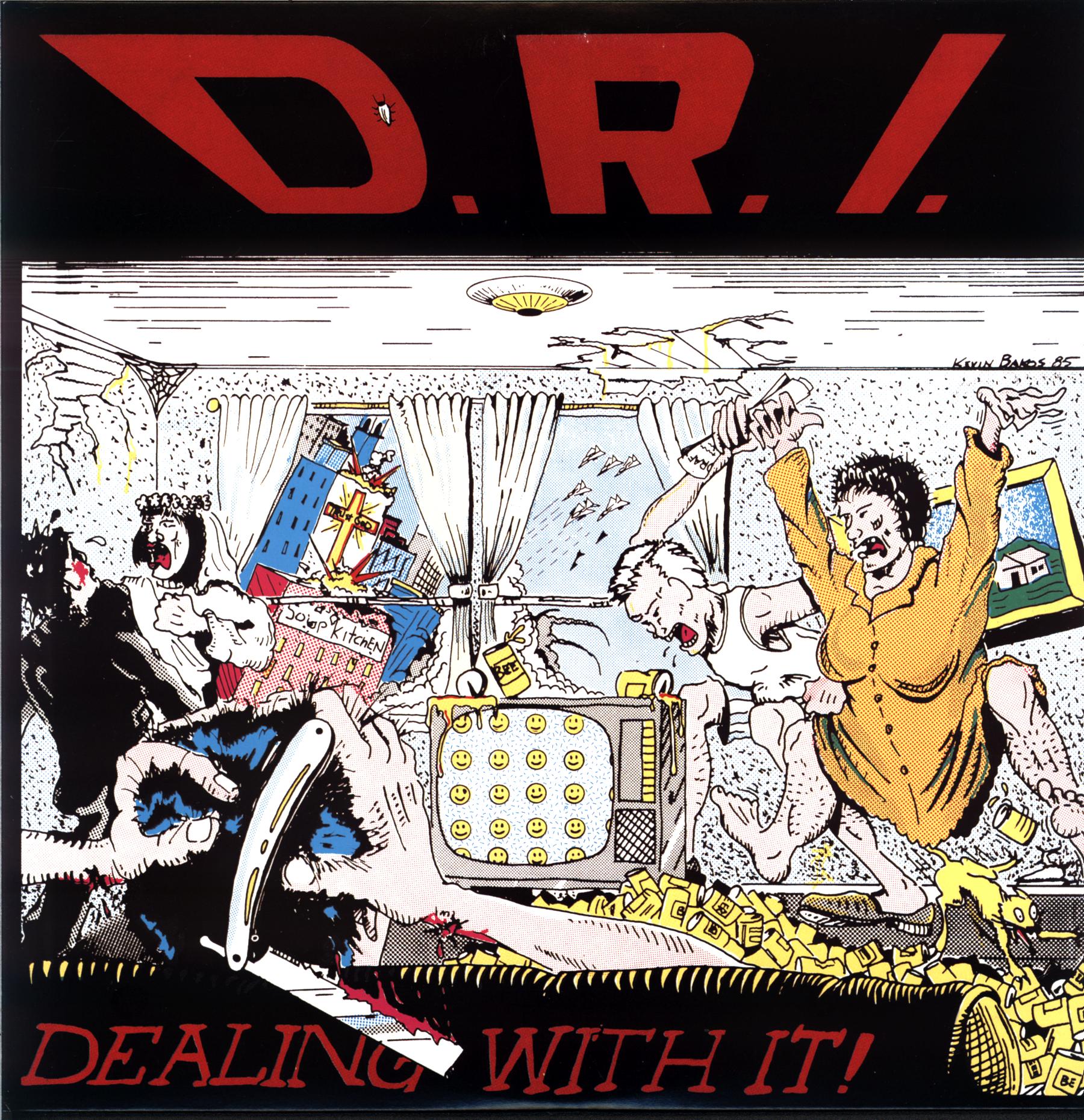 Dirty Rotten Imbeciles-Dealing With It-blue LP Vinyl