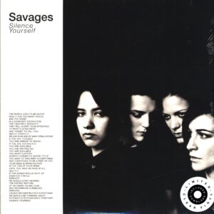 Savages-Silence Yourself clear-LP Vinyl