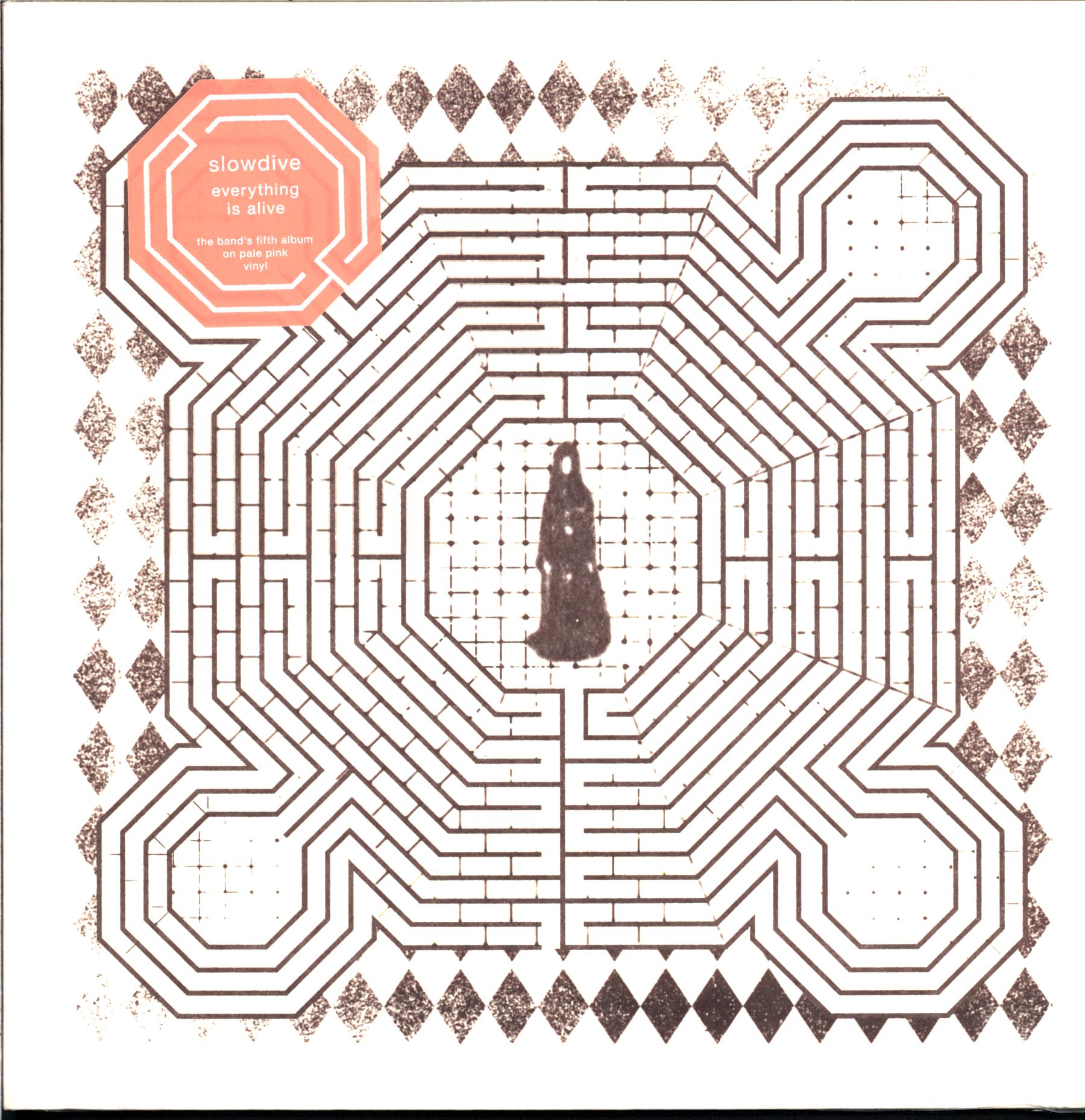 Slowdive-Everything Is Alive-pale pink LP Vinyl