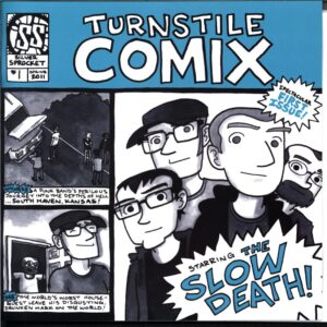 The Slow Death-Turnstile Comix #1-blue 7 Vinyl
