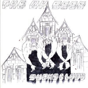 Thee Oh Sees-Sucks Blood half silver half clear-LP Vinyl