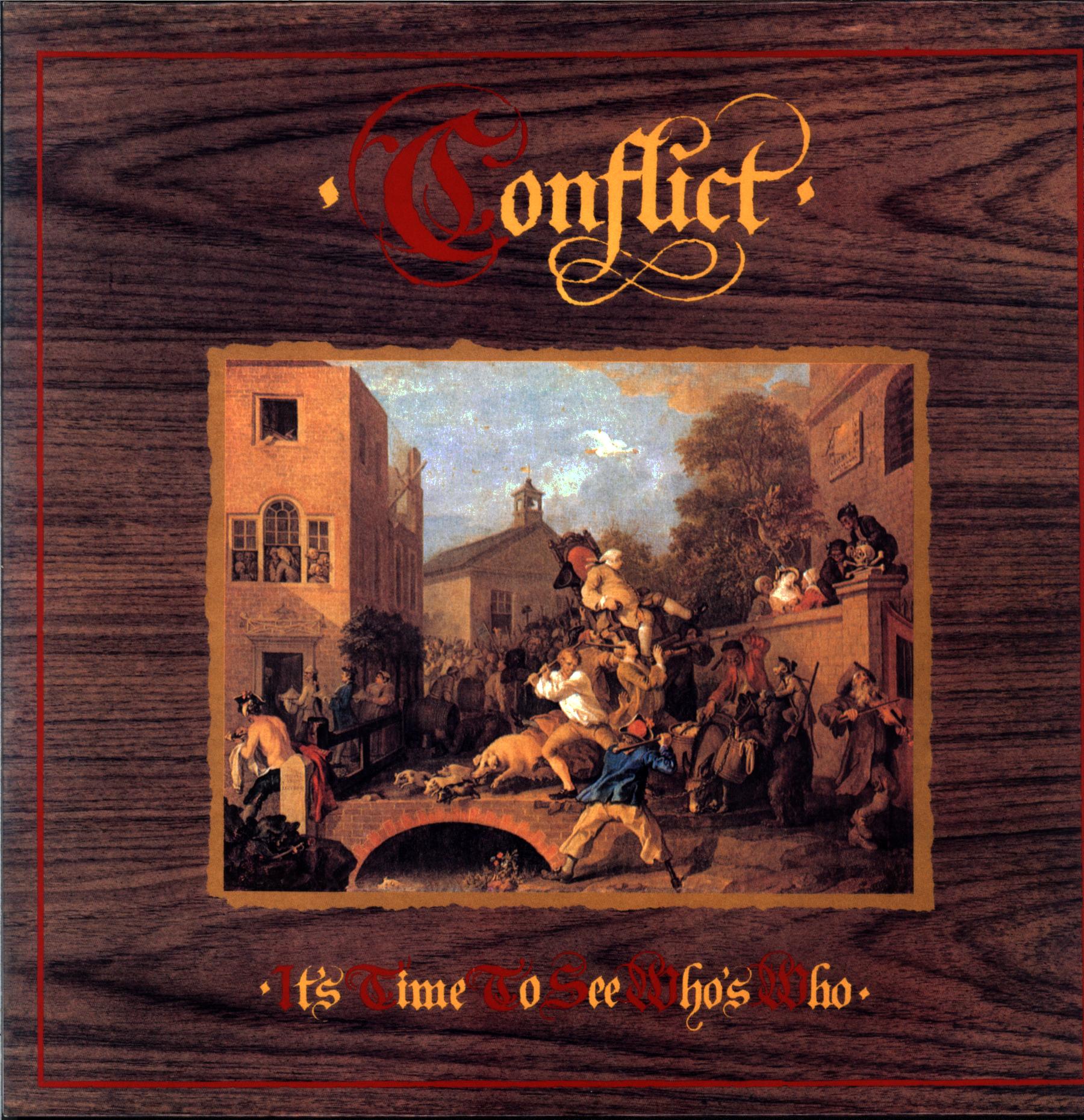 Conflict-It's Time To See Who's Who-orange LP Vinyl-1 Conflict-It's Time To See Who's Who-orange LP Vinyl