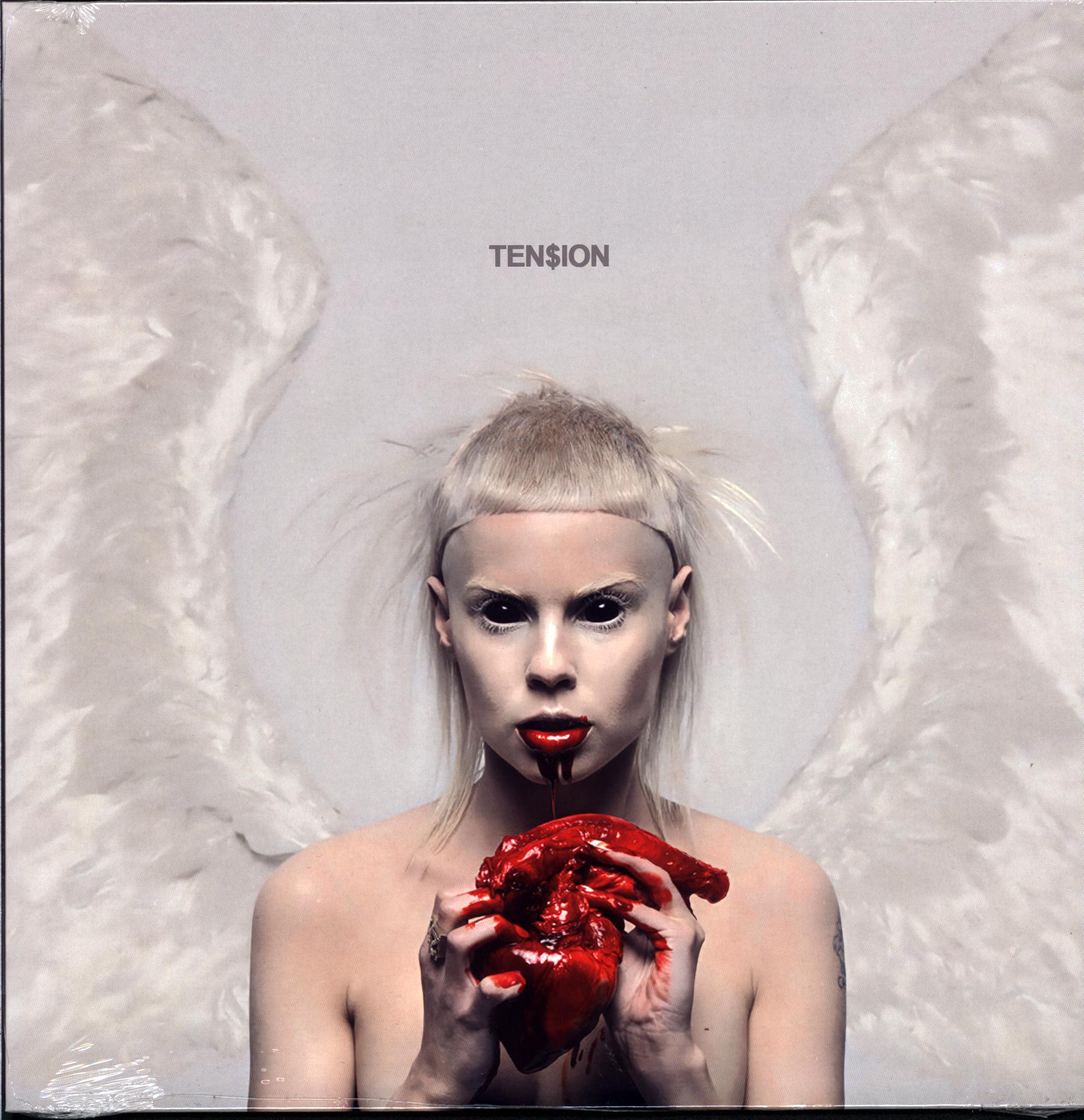 Die Antwoord-Ten$ion-black and white splatter LP Vinyl