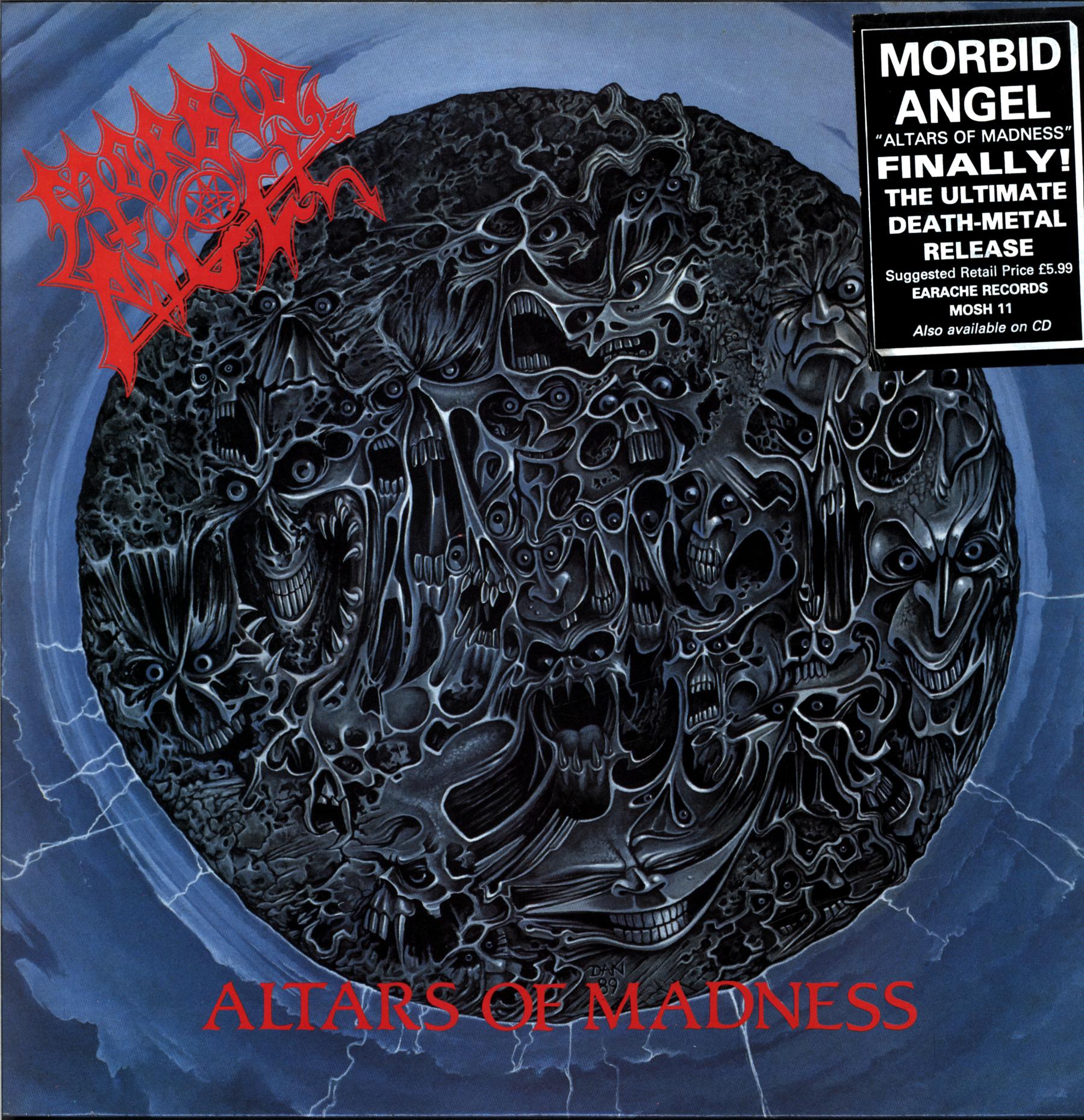 Morbid Angel-Altars Of Madness UK 1989-LP Vinyl