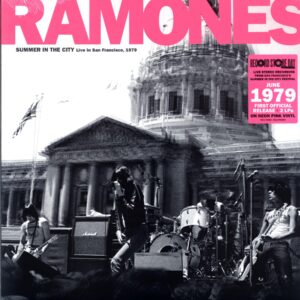 Ramones Summer in the City Live In San Francisco RSD 2026 EX Limited 2 x 140g 12 Neon Pink vinyl album. RSD 2026. RSD 2026