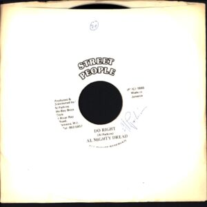 Almighty Dread-Do Right-7 Vinyl 1986
