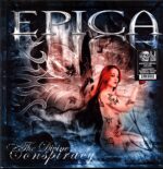 Epica-The Divine Conspiracy-magenta black marbled LP Vinyl