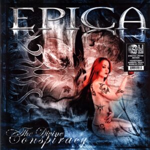 Epica-The Divine Conspiracy-magenta black marbled LP Vinyl
