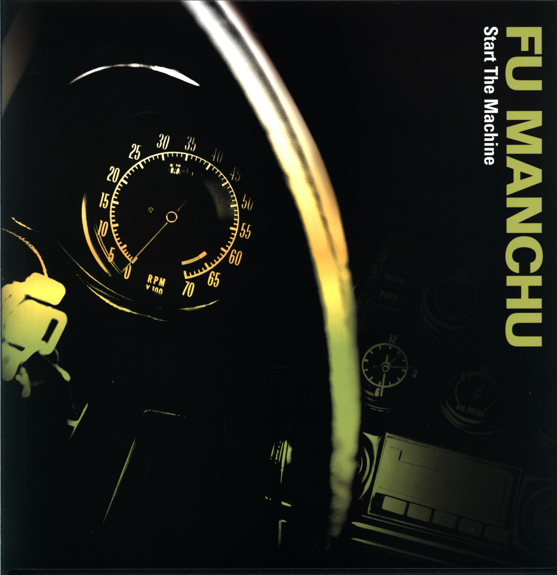 Fu Manchu-Start The Machine-neon green black splatter LP vinyl