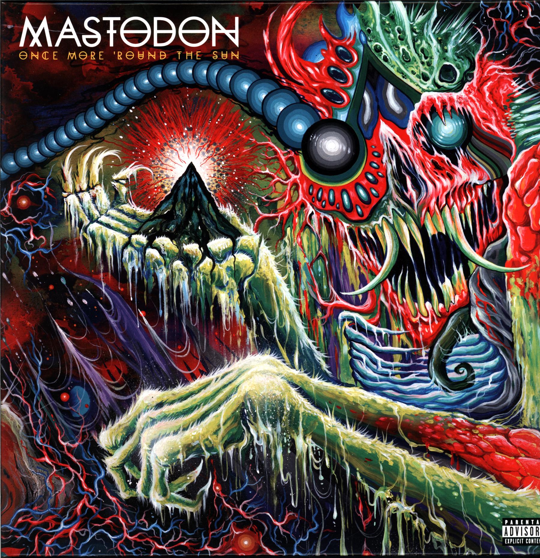 Mastodon-Once More 'Round The Sun signed-LP Vinyl-1 Mastodon-Once More 'Round The Sun signed-LP Vinyl