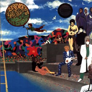 Prince And The Revolution-Around The World In A Day-white blue marble LP Vinyl