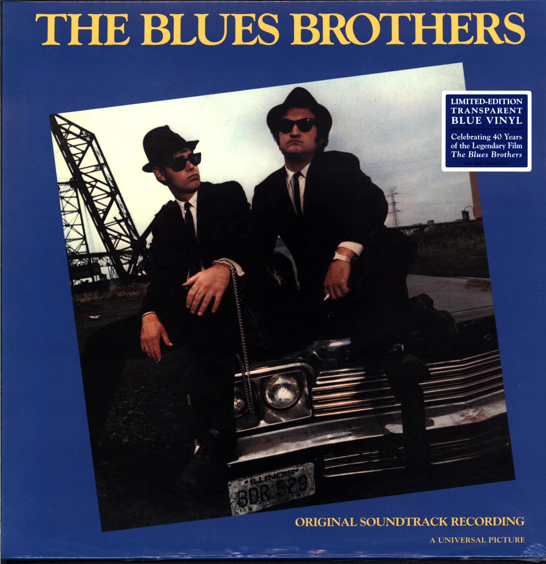 The Blues Brothers-The Blues Brothers (Original Soundtrack Recording)-transparent blue LP Vinyl-1 The Blues Brothers-The Blues Brothers (Original Soundtrack Recording)-transparent blue LP Vinyl