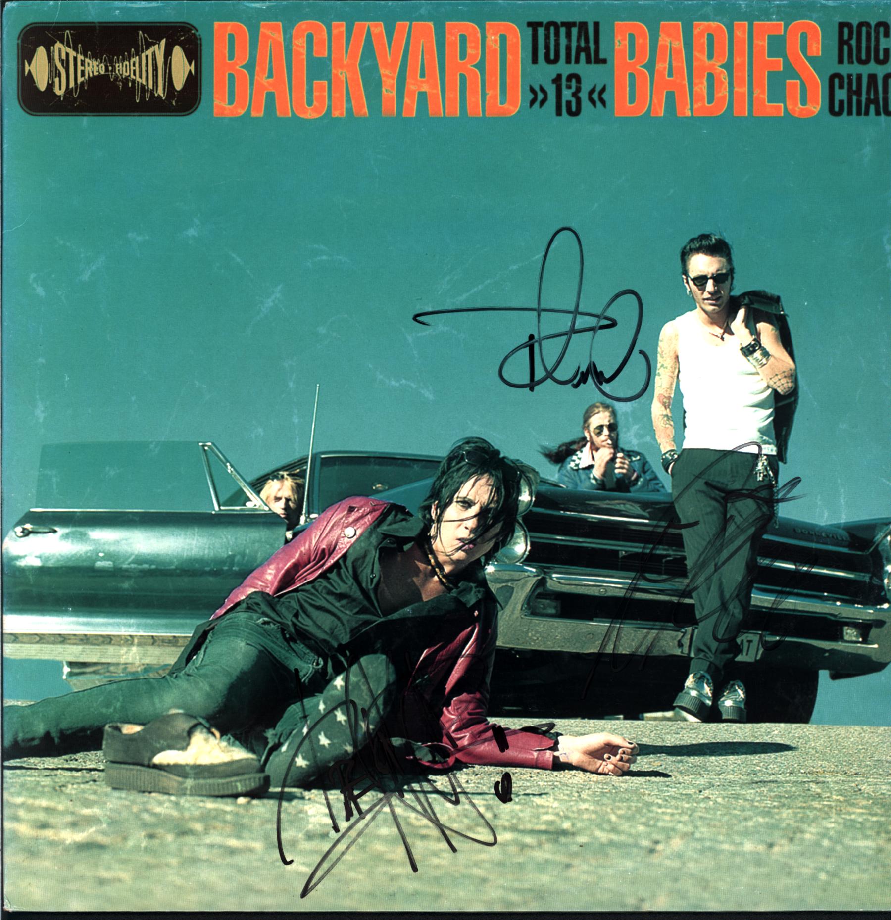 Backyard Babies-Total 13-signed LP Vinyl