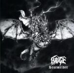 Badge-Stormrider white black splatter-LP Vinyl