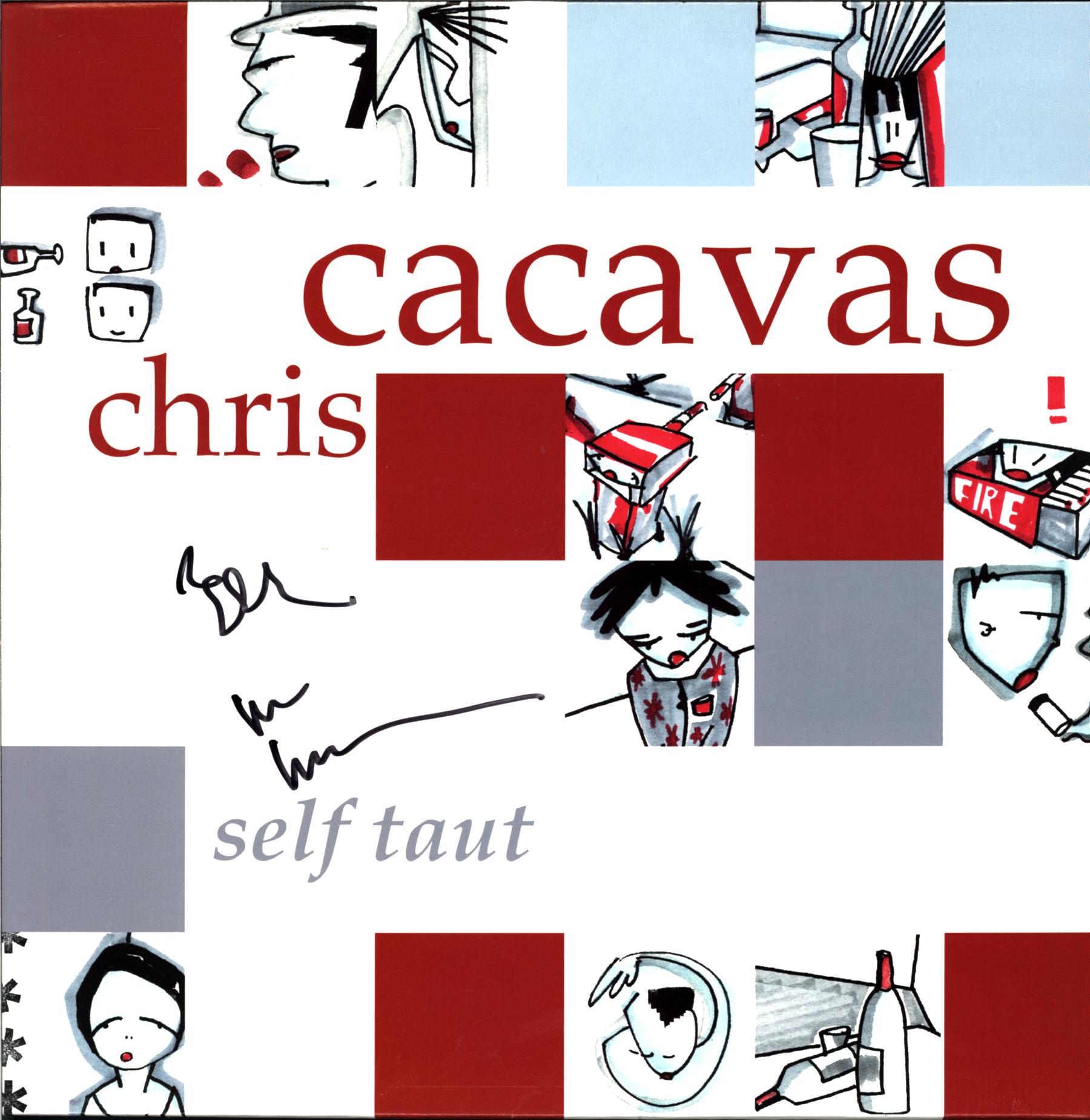 Chris Cacavas-Self Taut signed-LP Vinyl-1 Chris Cacavas-Self Taut signed-LP Vinyl