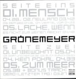 Herbert Grönemeyer-Mensch-LP Vinyl