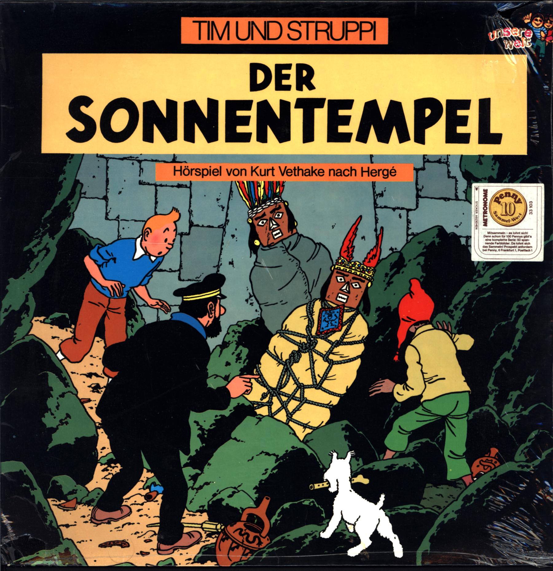 Hergé-Tim Und Struppi - Der Sonnentempel-LP Vinyl Unsere Welt