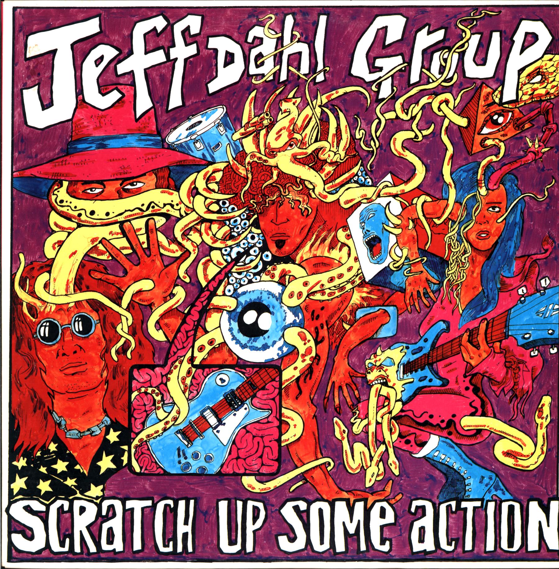 Jeff Dahl Group-Scratch Up Some Action Australia 1989 red-LP Vinyl-1 Jeff Dahl Group-Scratch Up Some Action Australia 1989 red-LP Vinyl