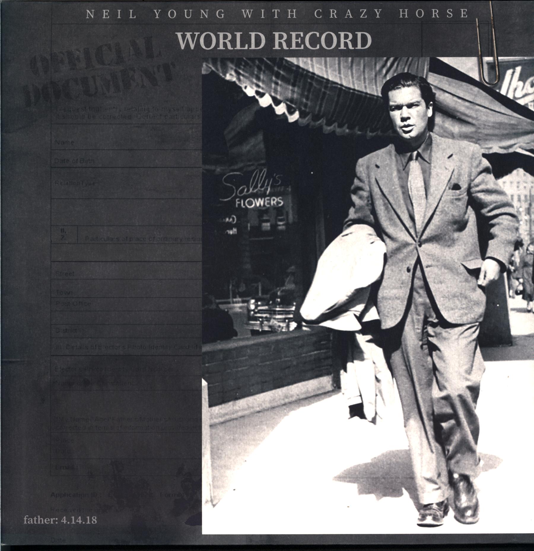 Neil Young-World Record-LP Vinyl