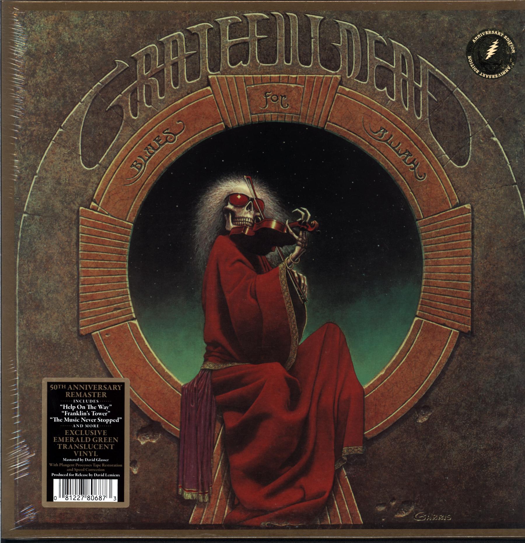 The Grateful Dead-Blues For Allah-emerald green LP Vinyl-1 The Grateful Dead-Blues For Allah-emerald green LP Vinyl