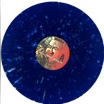 The Meteors-Hell Train Rollin blue white splatter-LP Vinyl
