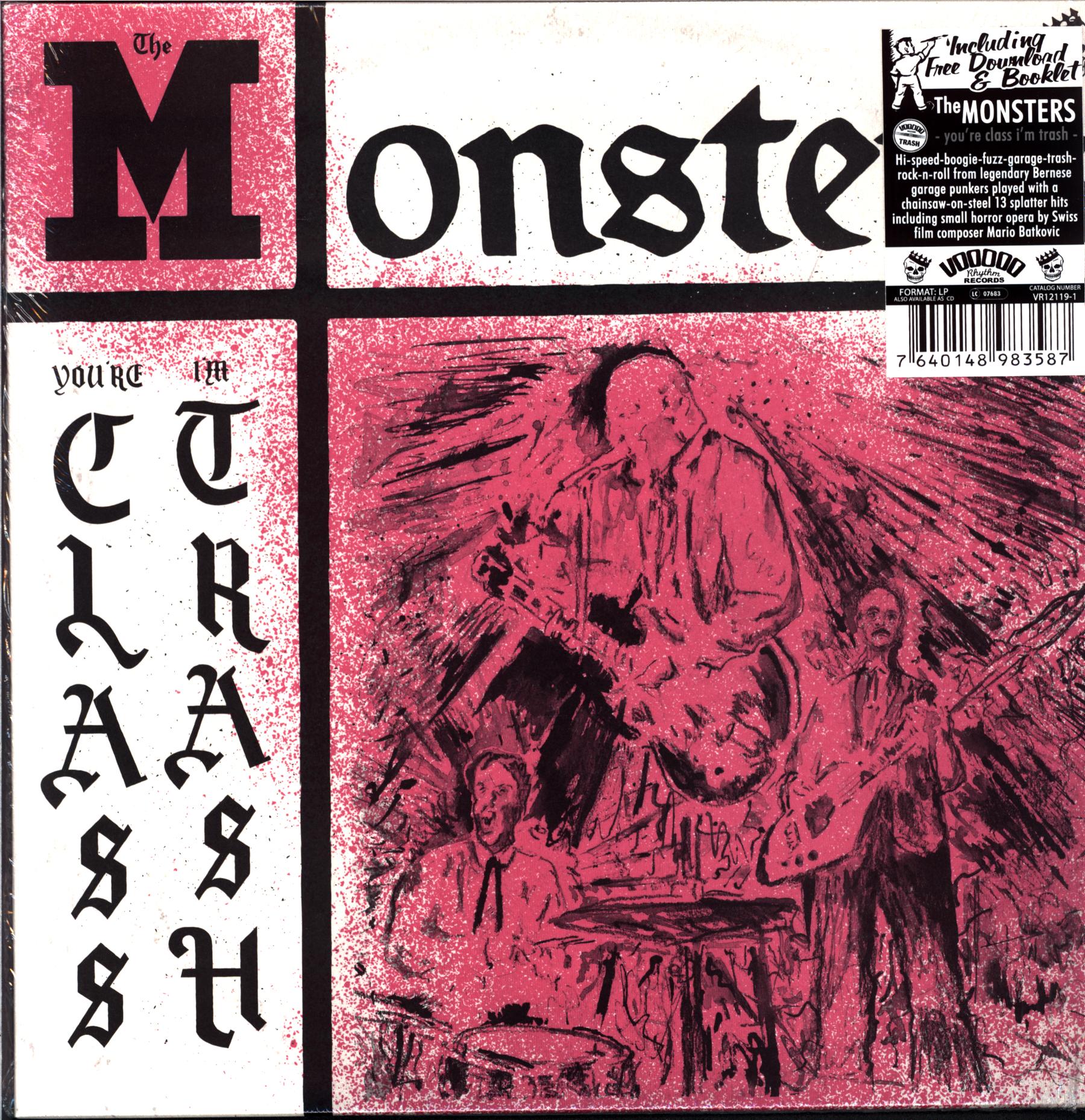 The Monsters-You're Class I'm Trash-LP Vinyl-1 The Monsters-You're Class I'm Trash-LP Vinyl