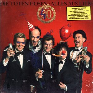 Die Toten Hosen-Alles Aus Liebe 40 Jahre Die Toten Hosen-4LP Vinyl Box signed insert