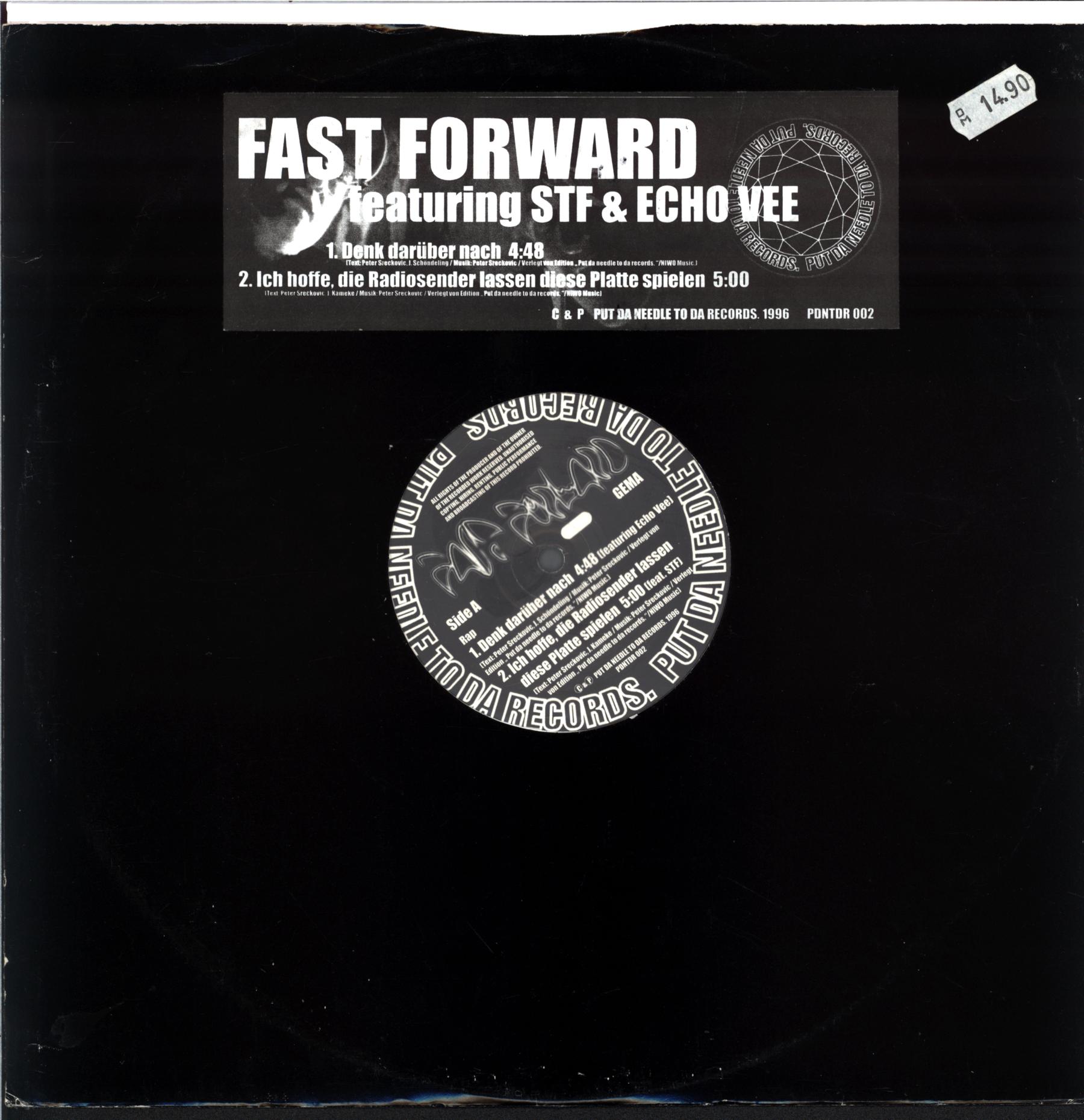 Fast Forward-Denk Darüber Nach Ich Hoffe Die Radiosender Lassen Diese Platte Spielen-12 Vinyl-1 Fast Forward-Denk Darüber Nach Ich Hoffe Die Radiosender Lassen Diese Platte Spielen-12 Vinyl