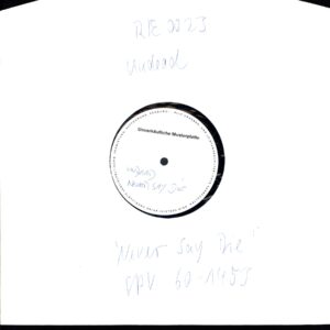 The Undead-Never Say Die!-LP Vinyl white label promo