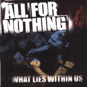 All For Nothing-What Lies Within Us-white blue splatter LP Vinyl