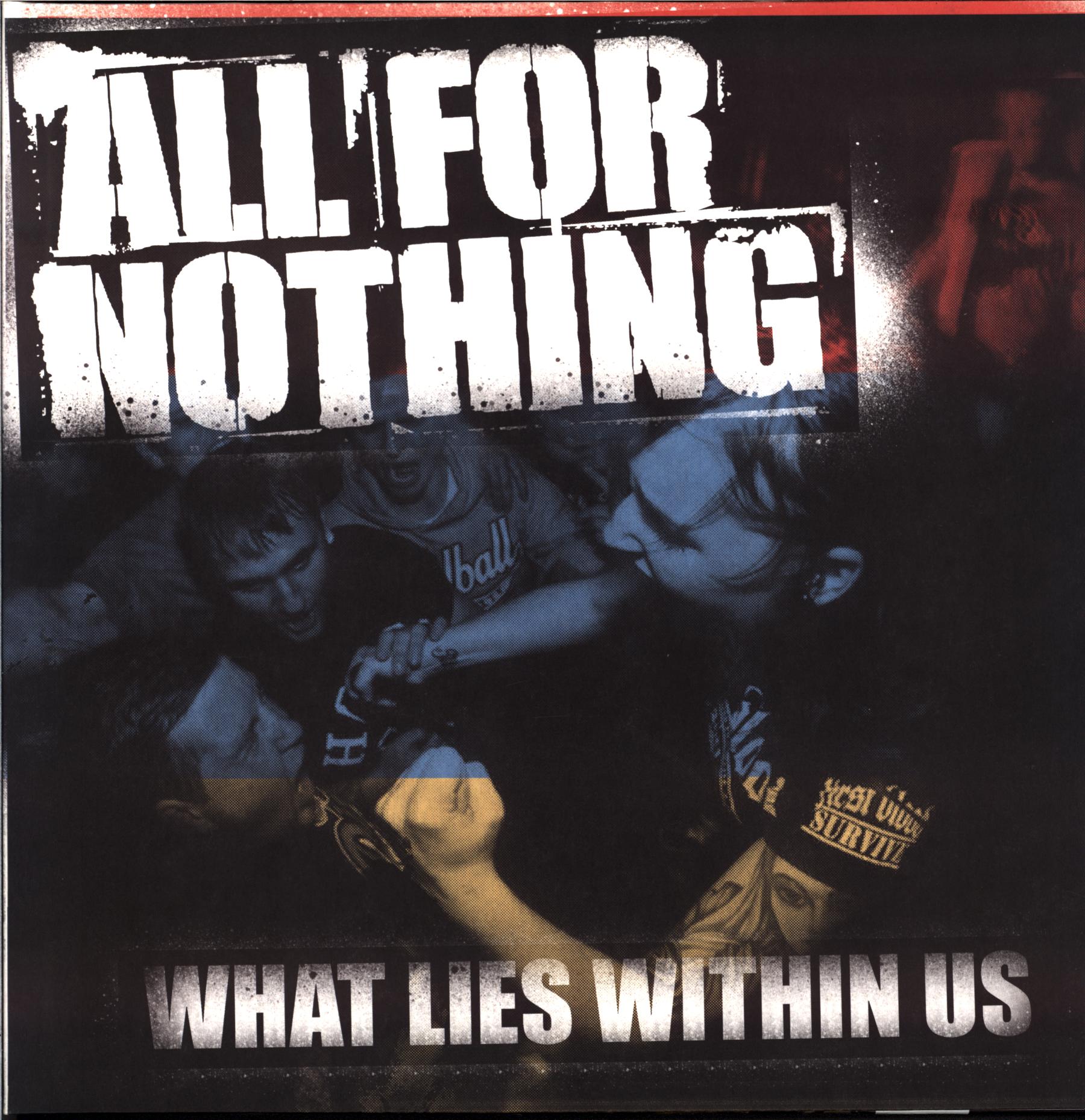 All For Nothing-What Lies Within Us-white blue splatter LP Vinyl-1 All For Nothing-What Lies Within Us-white blue splatter LP Vinyl