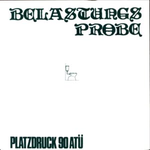 Belastungsprobe-Platzdruck 90 ATÜ-7 Vinyl