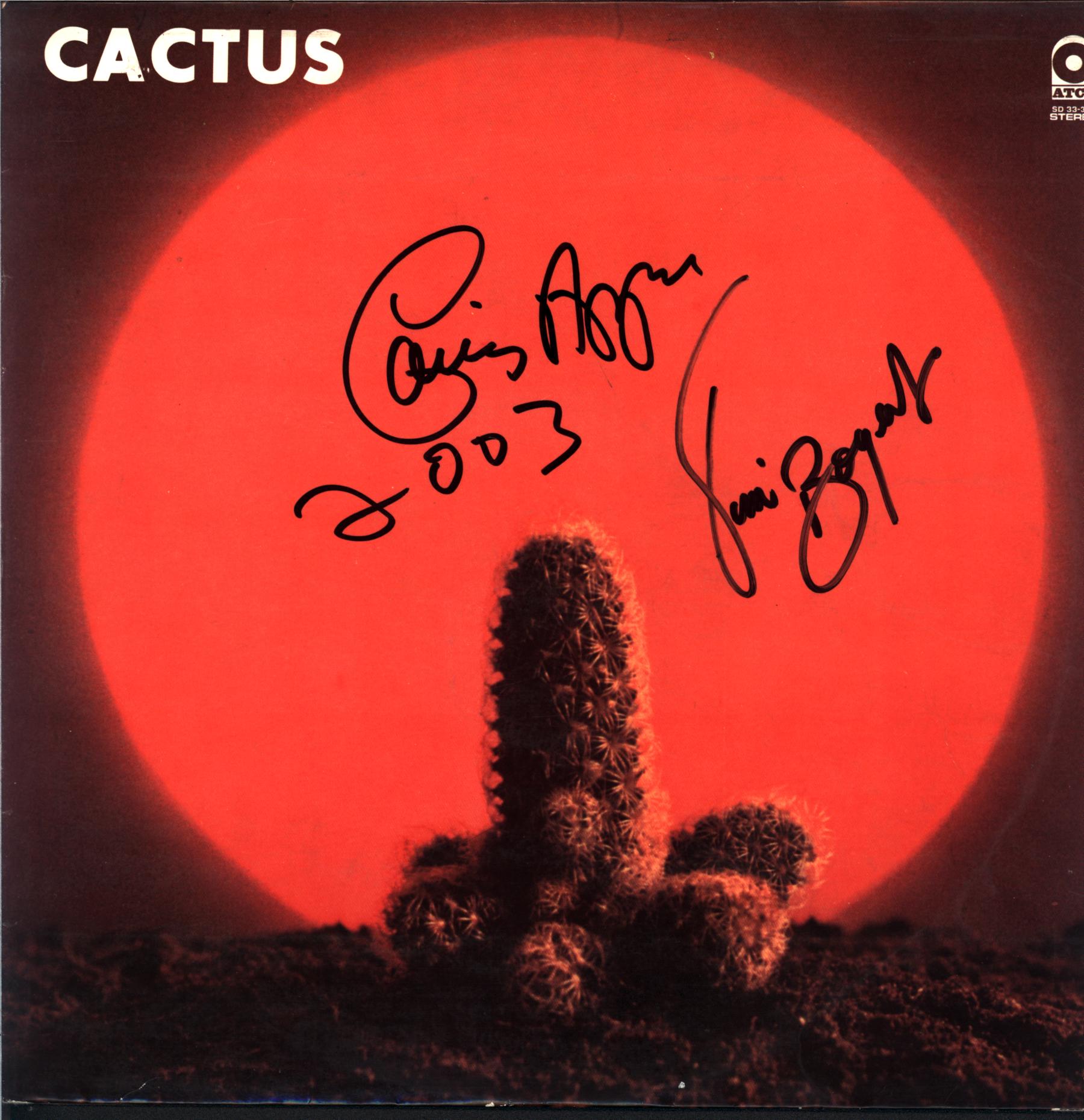 Cactus-Cactus-LP Vinyl signed-1 Cactus-Cactus-LP Vinyl signed