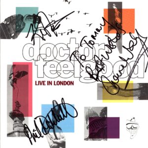 Dr. Feelgood-Live In London-LP Vinyl signed
