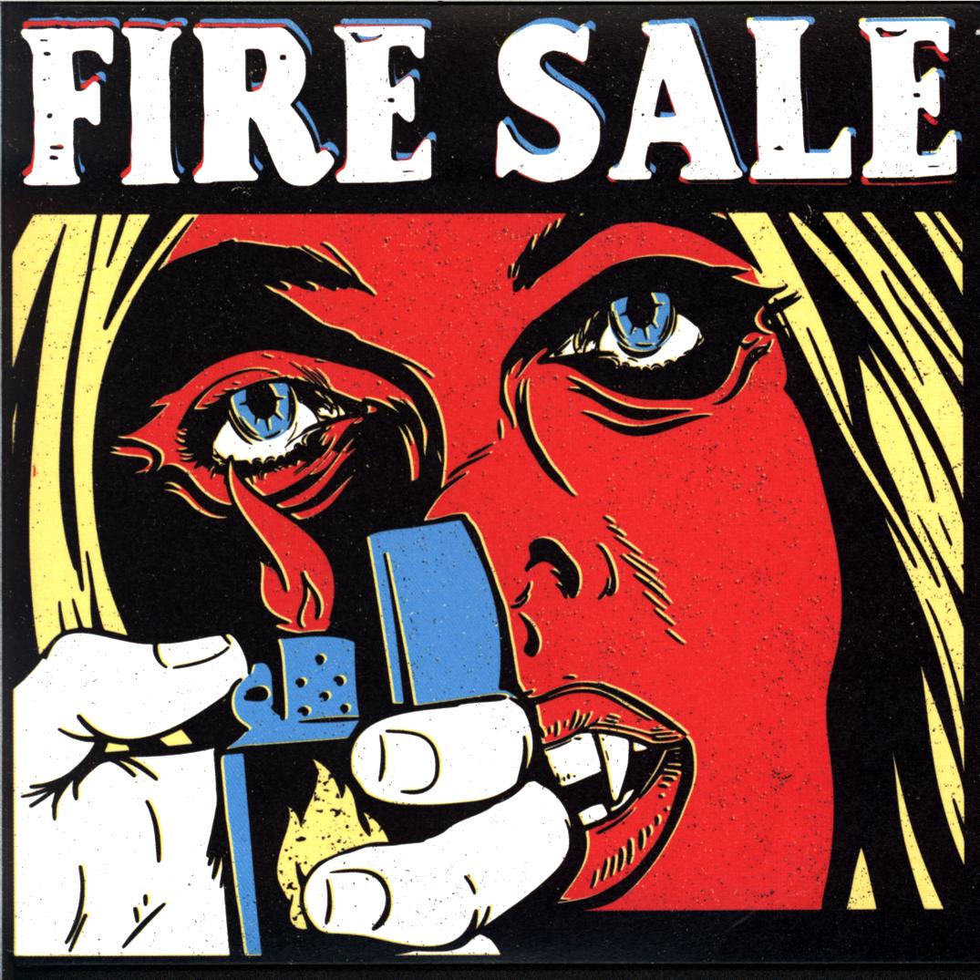 Fire Sale-Fire Sale-7 Vinyl red-clear splatter-1 Fire Sale-Fire Sale-7 Vinyl
